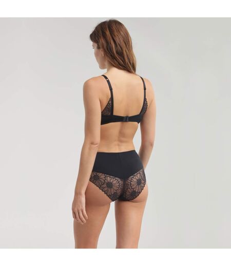 Soutien-gorge corbeille microfibre dentelle Fais-moi une fleur