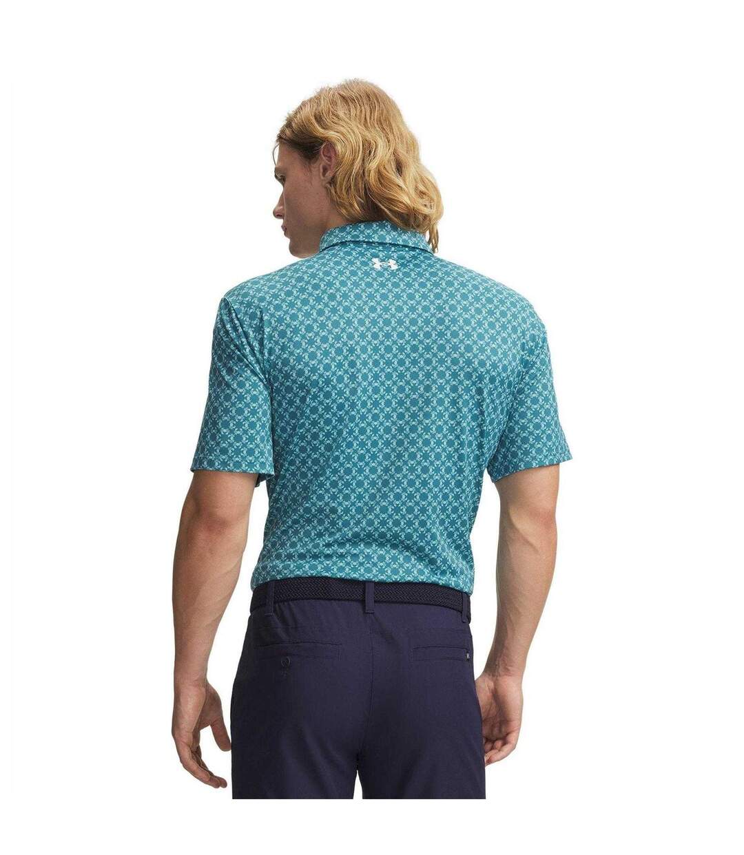 Polo Motif/style Crabe Matchplay Homme Bleu Blanc Under Armour-2