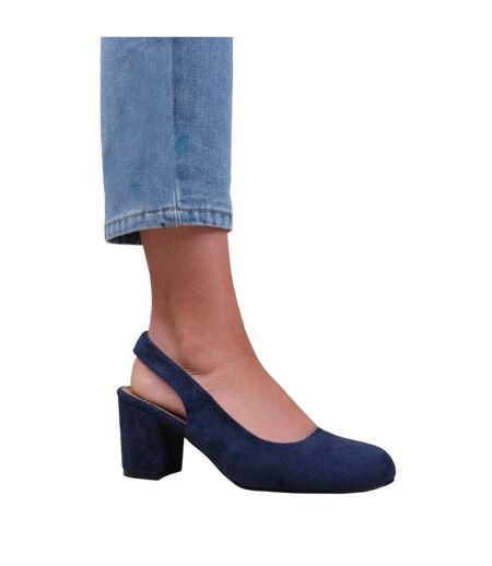 Chaussures Larges edith femme bleu marine Where´s That From