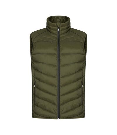 Veste Sans Manches Idaho Homme Vert Kaki Clique