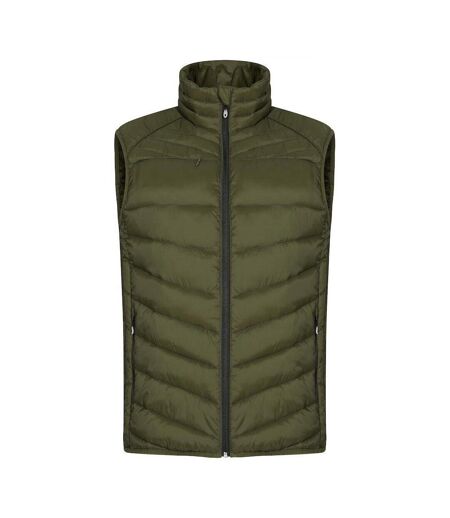 Veste Sans Manches Idaho Homme Vert Kaki Clique
