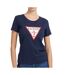 T-shirt Marine Femme Guess Original W1YI1B - L