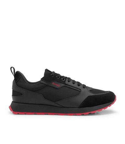 Baskets Icelin Homme Noir Rouge Hugo