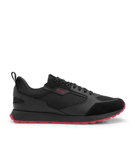 Baskets Icelin Homme Noir Rouge Hugo