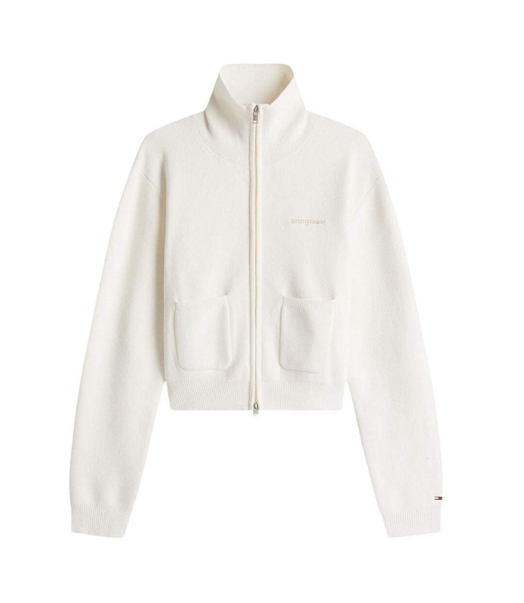 Cardigan Femme Blanc Cassé Tommy Jeans-2