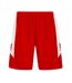 Short de sport rouge/blanc homme kappa luvio-1