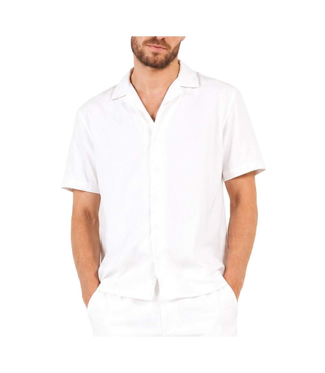 Chemise blanche homme rms26 seersucker-1