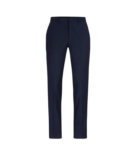 Pantalon De Costume Commerce Hesten Homme Bleu Foncé Hugo