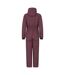 Womens/ladies Cloud Ski Suit Dark Purple Mountain Warehouse-2
