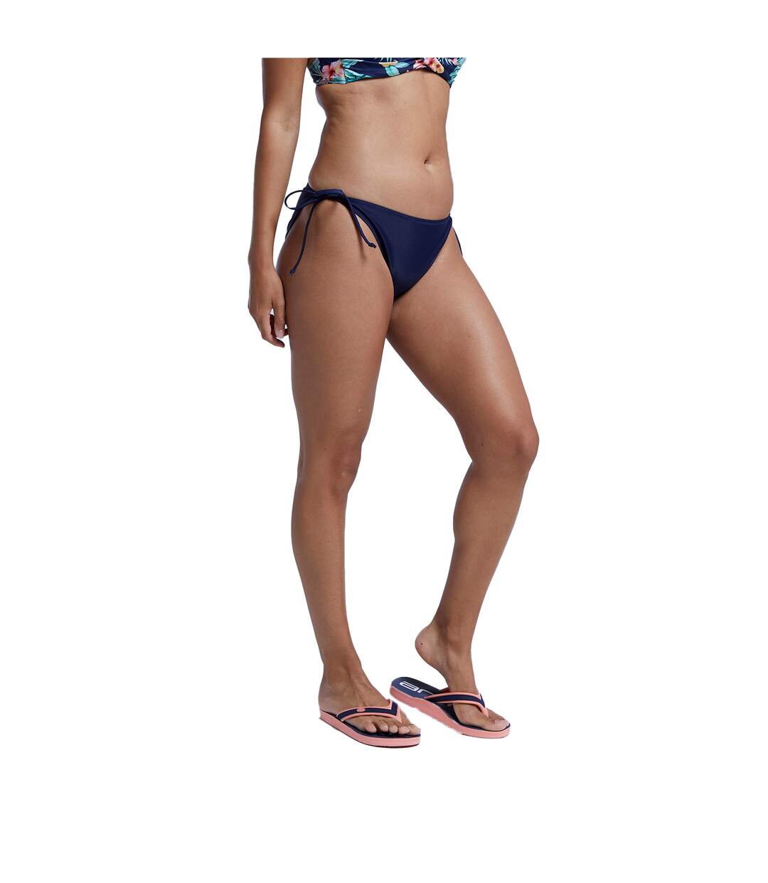 Bas de maillot de bain poolside femme bleu marine Animal-3