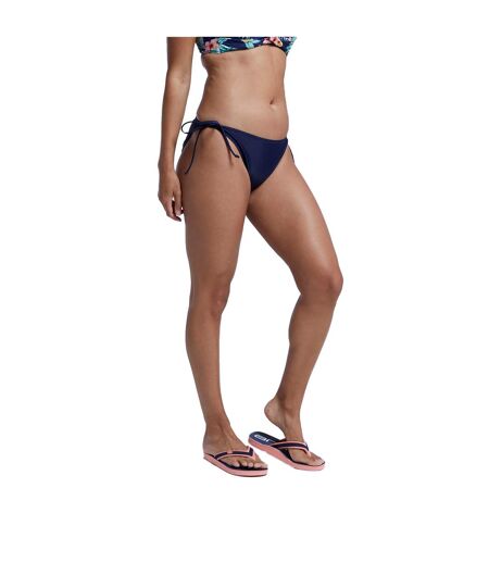 Bas de maillot de bain poolside femme bleu marine Animal