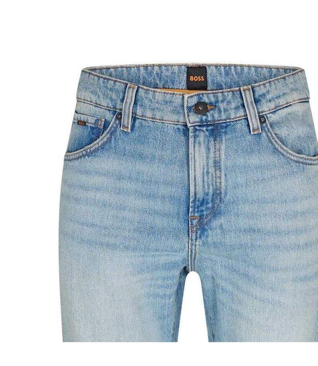 Mens Re.maine Denim Slim Jeans Light Blue Boss-3