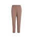 Pantalon marron femme vila vivarone slim 7/8-2