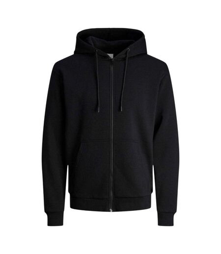 Mens Bradley Full Zip Hoodie Black Jack And Jones