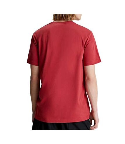 T-shirt Rouge Homme Calvin Klein Jeans  Embro Badge - L