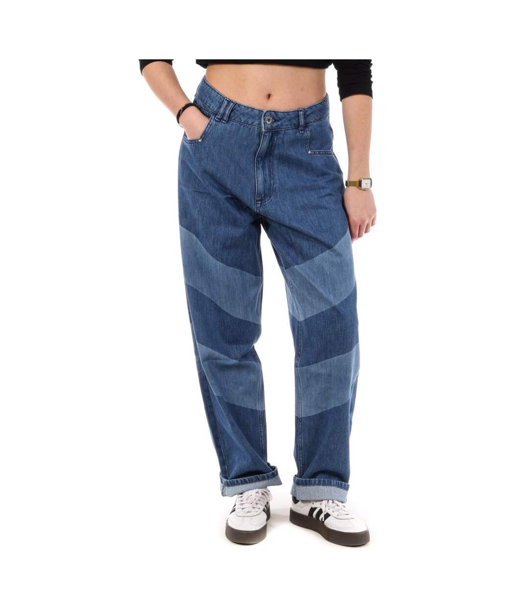 Jean droit bleu femme kaporal dudeh-1