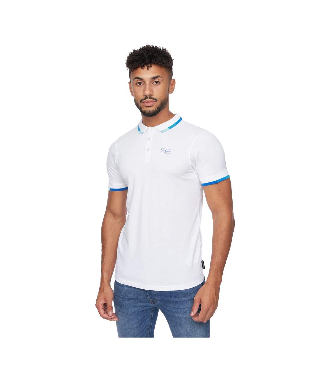 Crosshatch Mens Chemfort Polo Shirt (White)