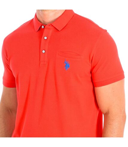 ARK Short Sleeve Polo with contrasting lapel collar 61671 man