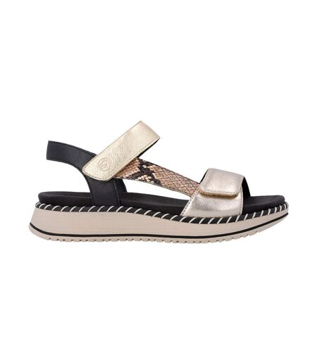 Sandales Cuir Compensé Remonte Boa