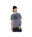 T-shirt col rond en coton homme avec Logo Log9 Gris Vondutch-1