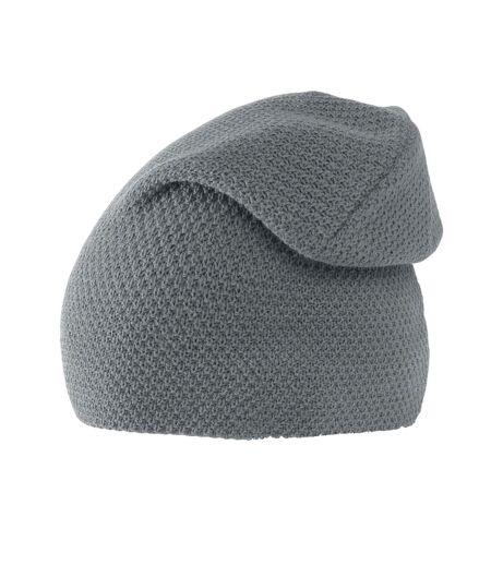 Bonnet Gaufré Snobby Mixte Gris Clair Atlantis