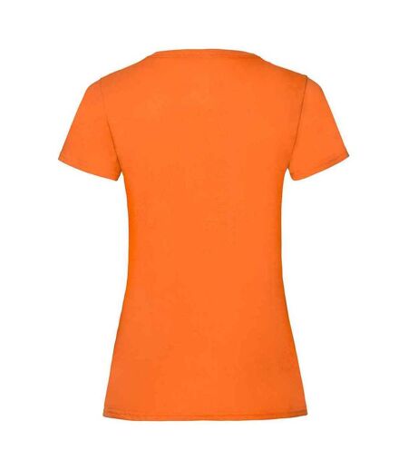 T-shirt valueweight femme orange Fruit of the Loom