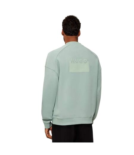 Sweat Manches Raglan Delastcrew Homme Vert Pastel Hugo Boss