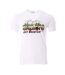 T-shirt blanc homme best mountain 2002 - l-1