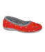 Chaussons Style À Pois Isla Femme Rouge Gris Sleepers-1