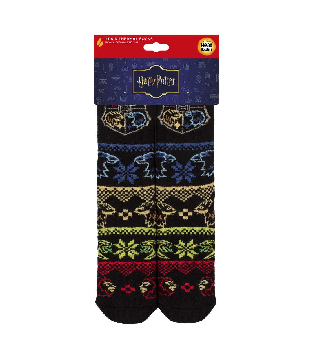 Mens Thermal Harry Potter Patterned Socks For Winter-2