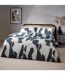 Meta cotton abstract duvet cover set dusk Hoem