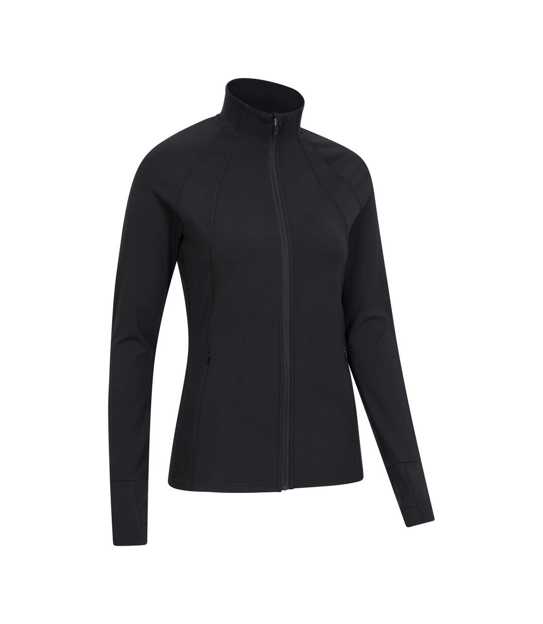 Womens/ladies Blackout Active Midlayer Black Mountain Warehouse-3