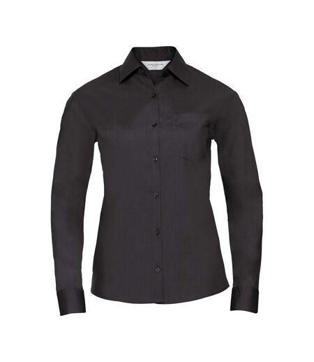 Chemisier Classic Femme Noir Russell Collection