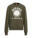 Sweat Motif/style Pois Délavé Homme Vert Diesel-1