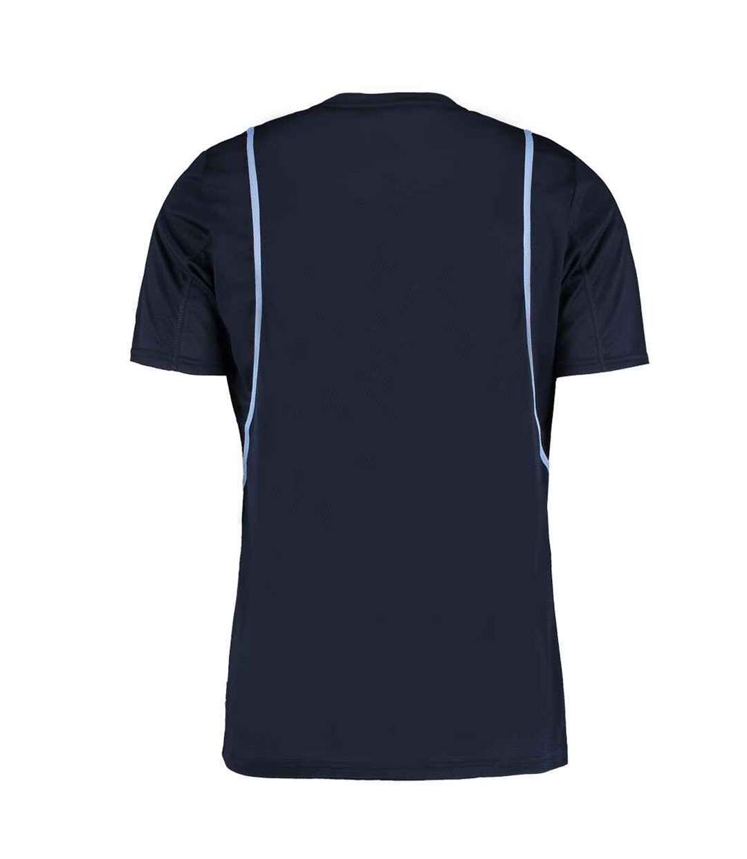 T-shirt Motif/style Contrasté Homme Bleu Marine Bleu Clair Kustom Kit-2