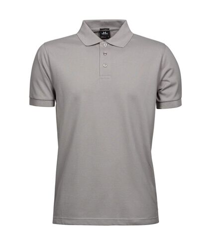 Tee Jays Mens Luxury Stretch Short Sleeve Polo Shirt (Leaf Green) - UTBC3305