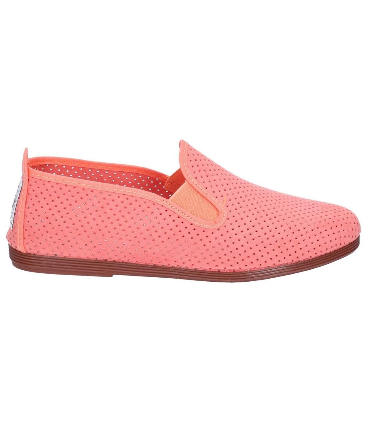 Flossy Womens/Ladies Pulga Slip On Shoe (Coral) - UTFS6251