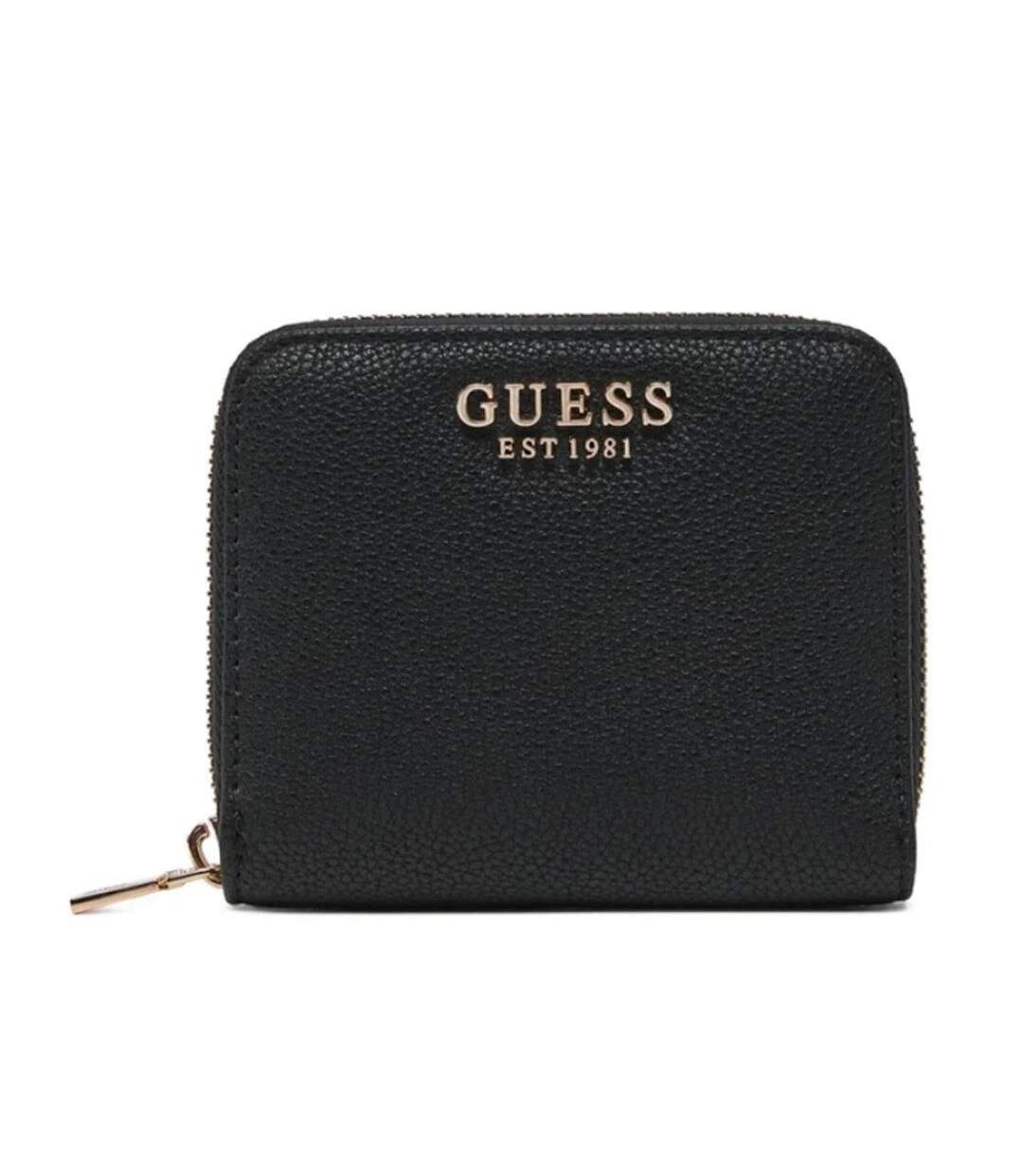 Portefeuille noir femme guess laurels-1
