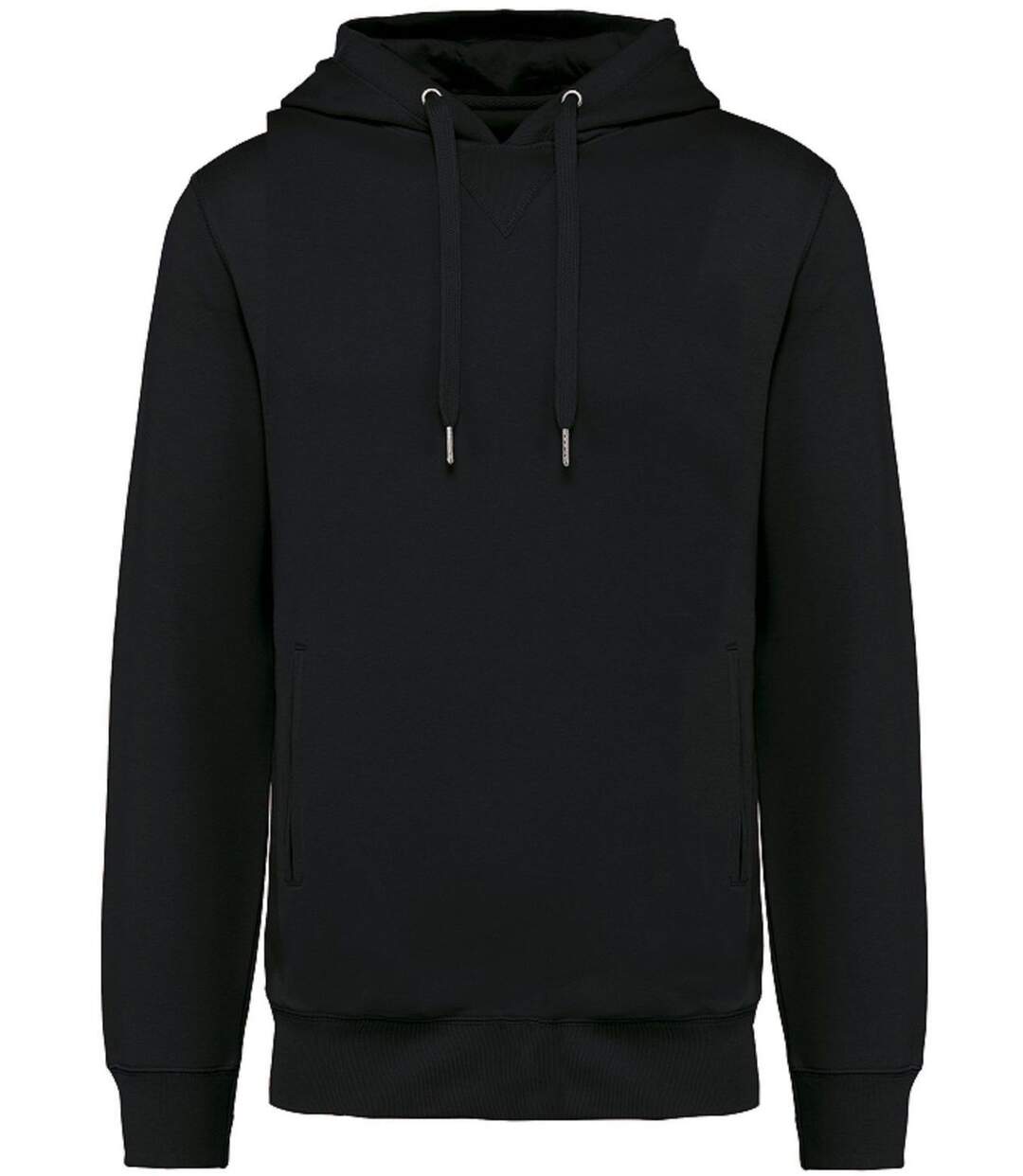 Sweat shirt à capuche coton bio - Mixte - K4009 - noir-2