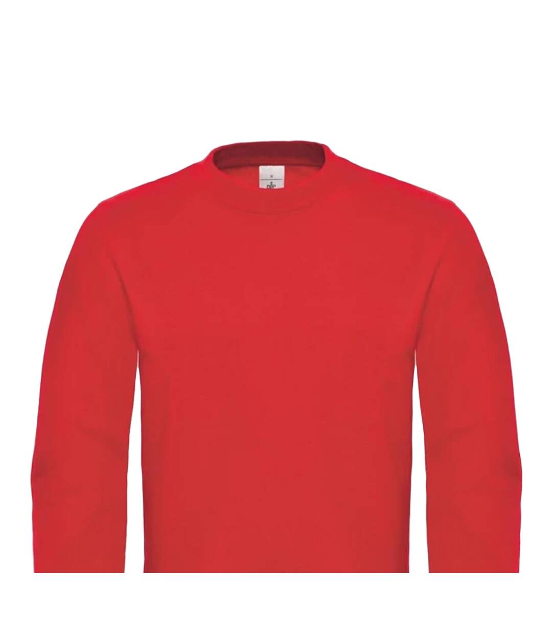 Mens id.002 cotton sweatshirt red B&C