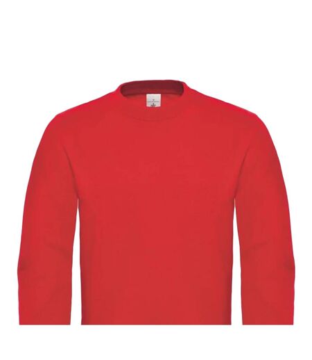 Mens id.002 cotton sweatshirt red B&C