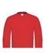 Mens id.002 cotton sweatshirt red B&C