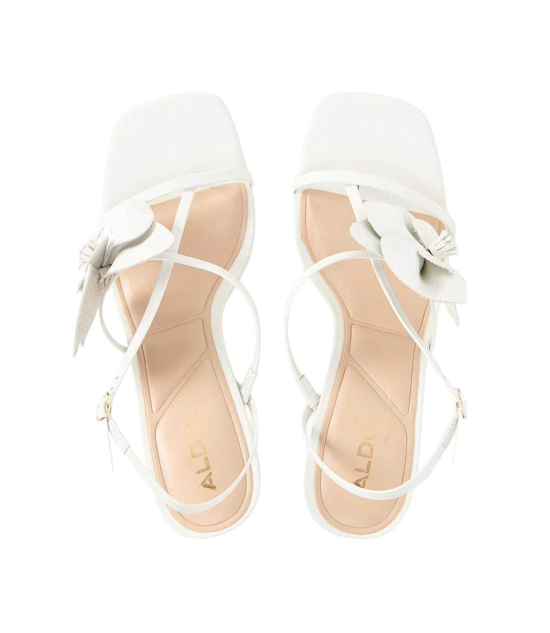 Sandales Soirée Motif/style Floral Femme Blanc Aldo-4