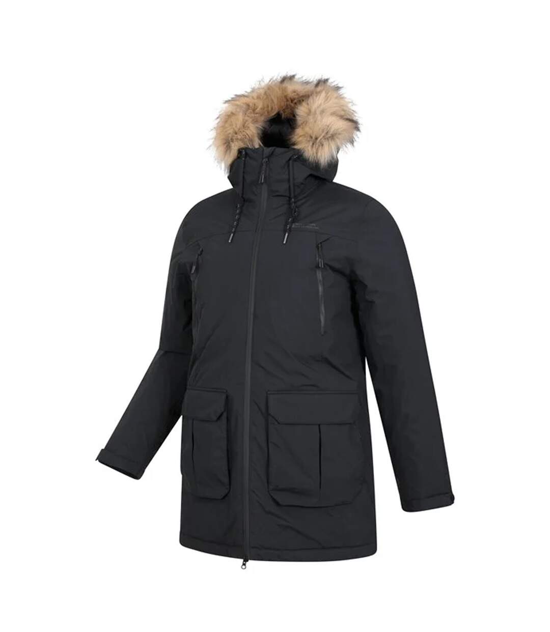 Mens Traverse Hybrid Waterproof Jacket Black Mountain Warehouse-3