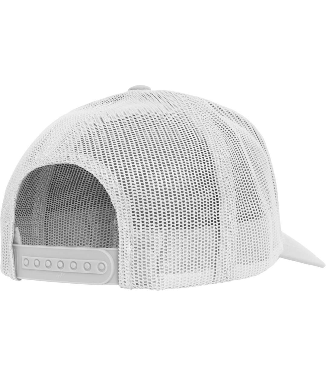 Casquette Trucker The Classic Retro Blanc Argenté Yupoong-2