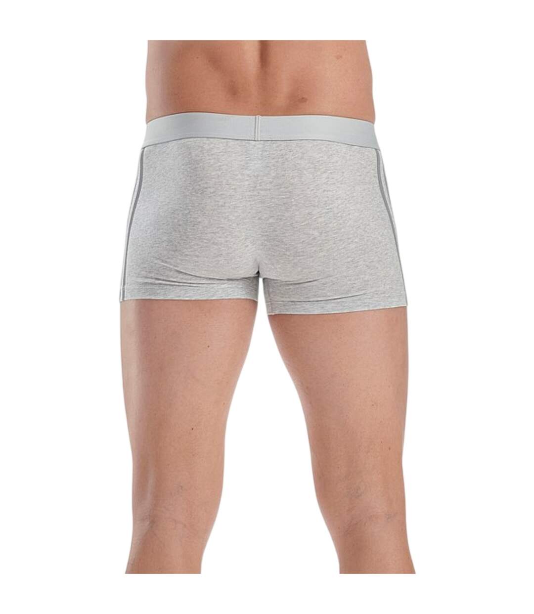 Pack Of 2  Mens Originals Comfort Boxer Briefs  White Grey Adidas-2