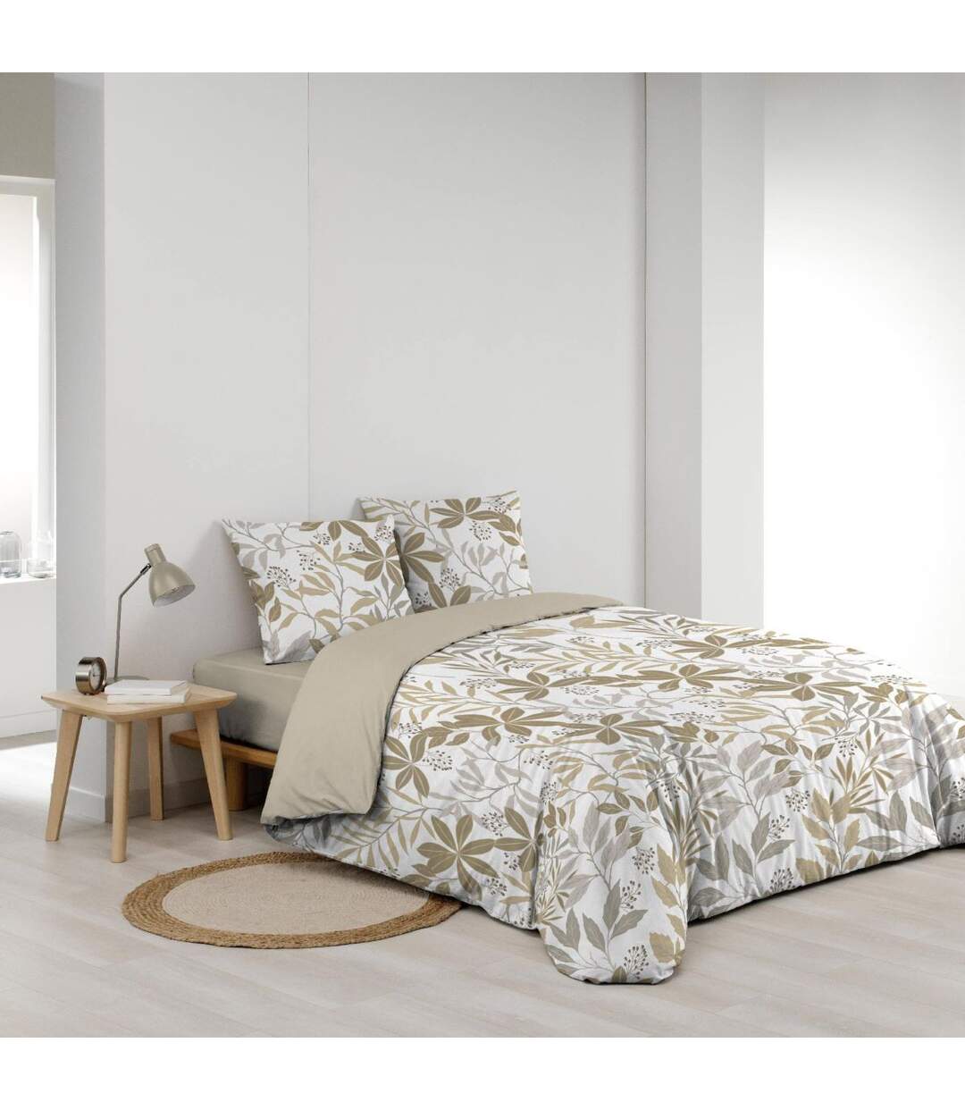 Parure de Lit 3 Pièces Voltine 240x220cm Miel-2