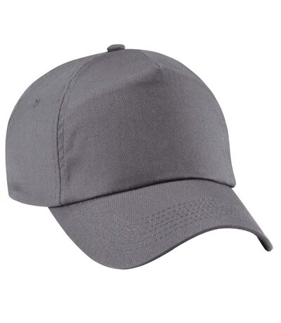 Casquette baseball enfant unisexe gris graphite Beechfield