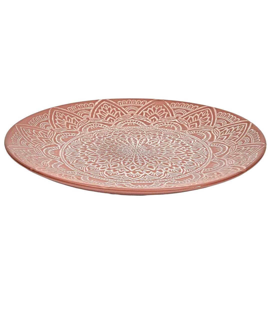 Lot de 6 Assiettes Plates Sahara 27cm Terracotta-2