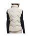 Doudoune sans manches beige femme jdy power-2